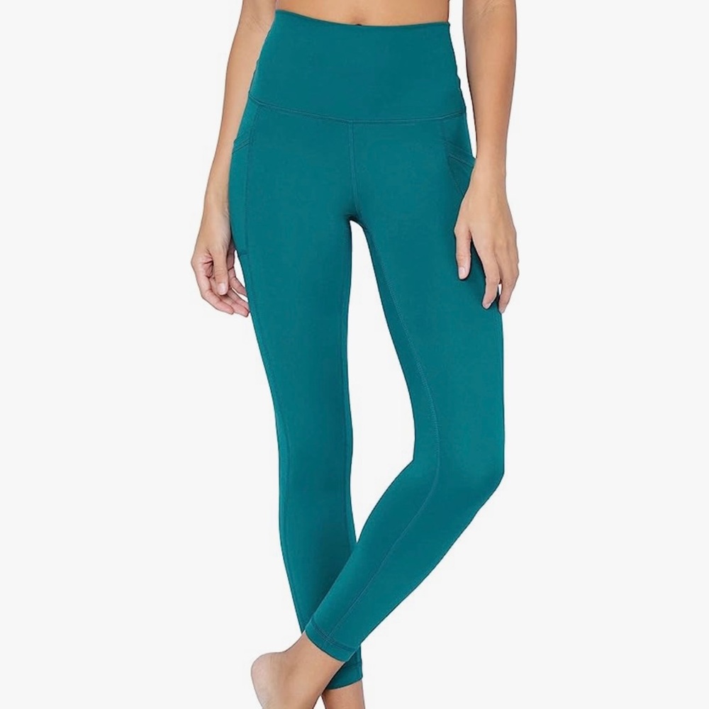 NWT Yogalicious Lux Ankle Leggings, Small, Color: Everglade